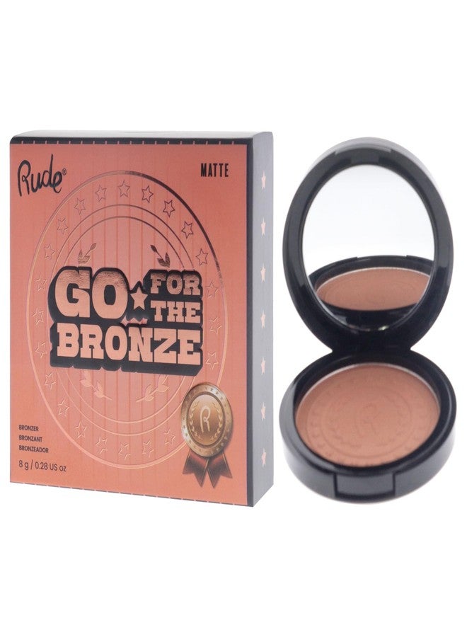 RUDE cosmetics Go for the Bronze - Third On The Podium by Rude Cosmetics for Women - 0.28 oz Bronzer - Image 4
